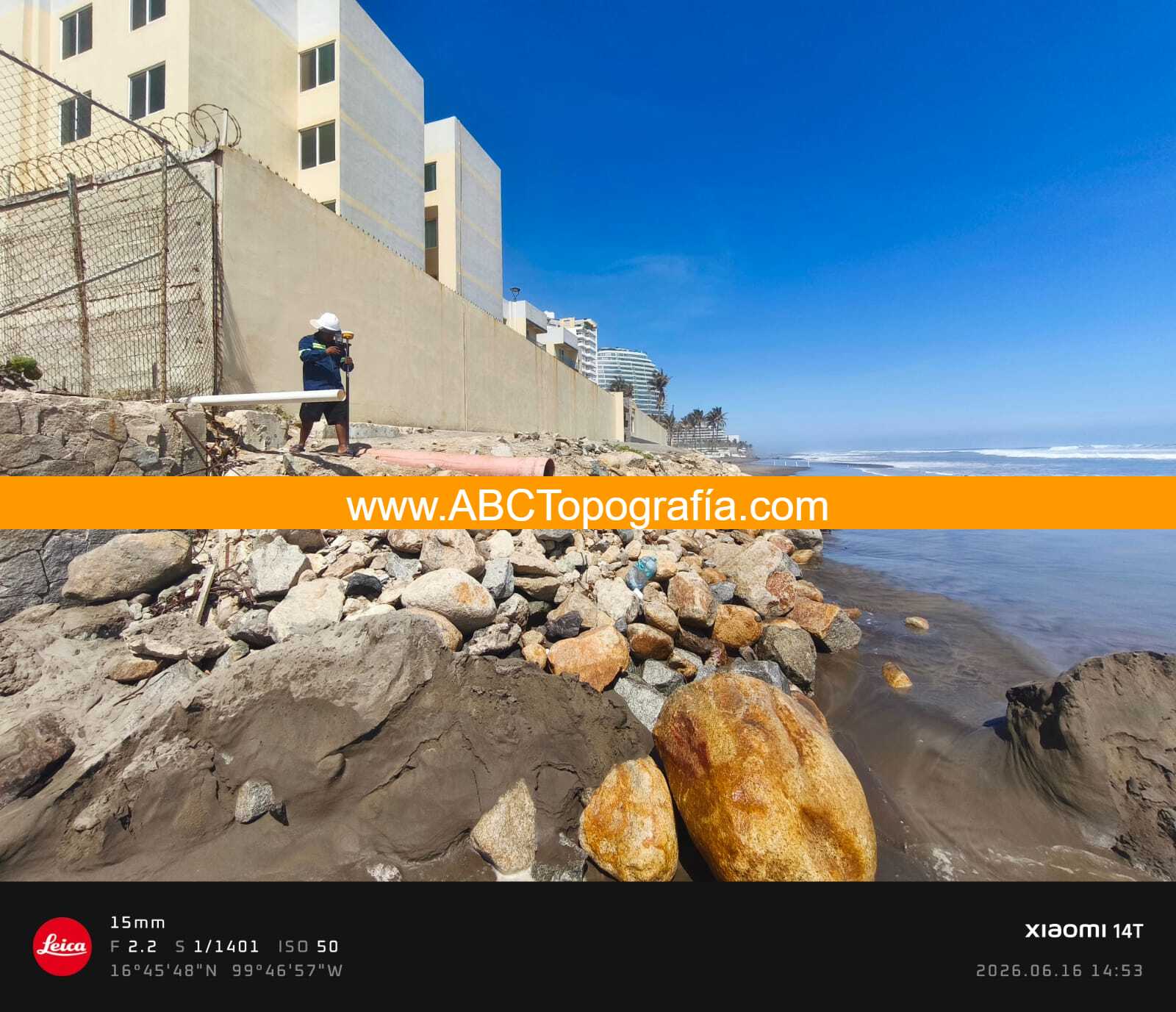Lee más sobre el artículo Levantamiento topográfico en Acapulco TC-1506-D2